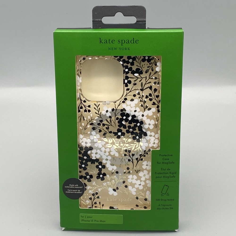 NIB Kate Spade Apple iPhone 15 Pro Max MagSafe Protective Case - Picture 2 of 13
